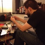 Jeremy White working on the Arduino